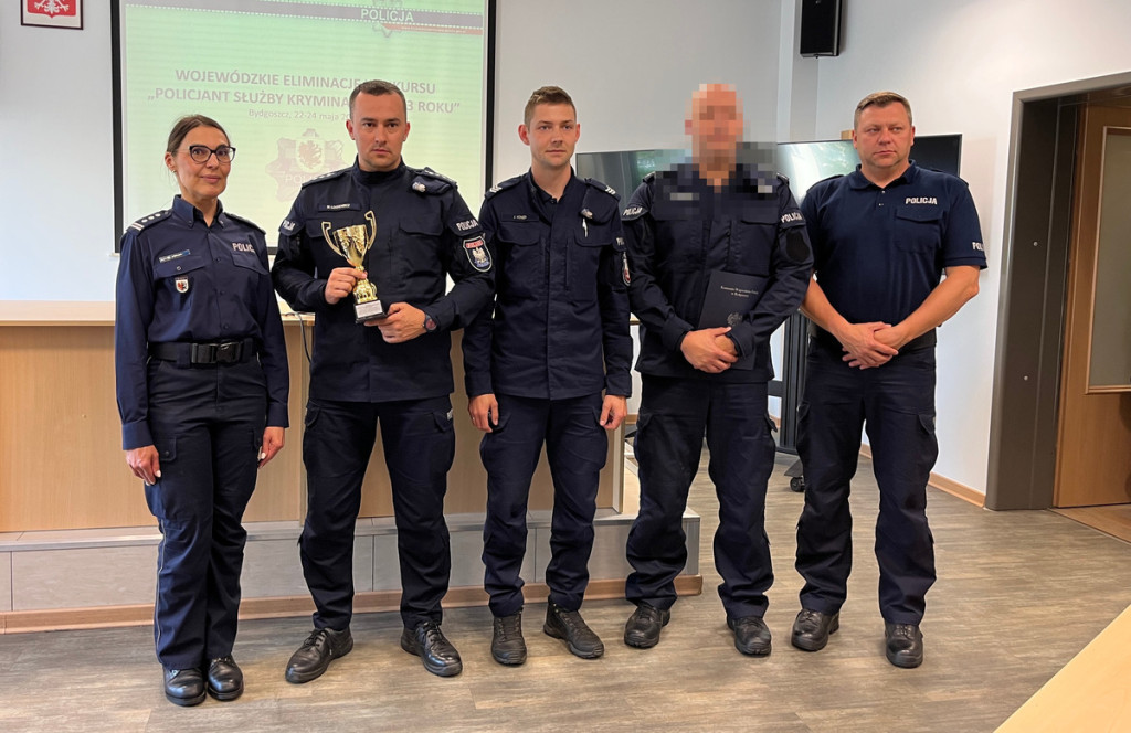 Dochodzeniówka w Rypinie ma najlepszego policjanta