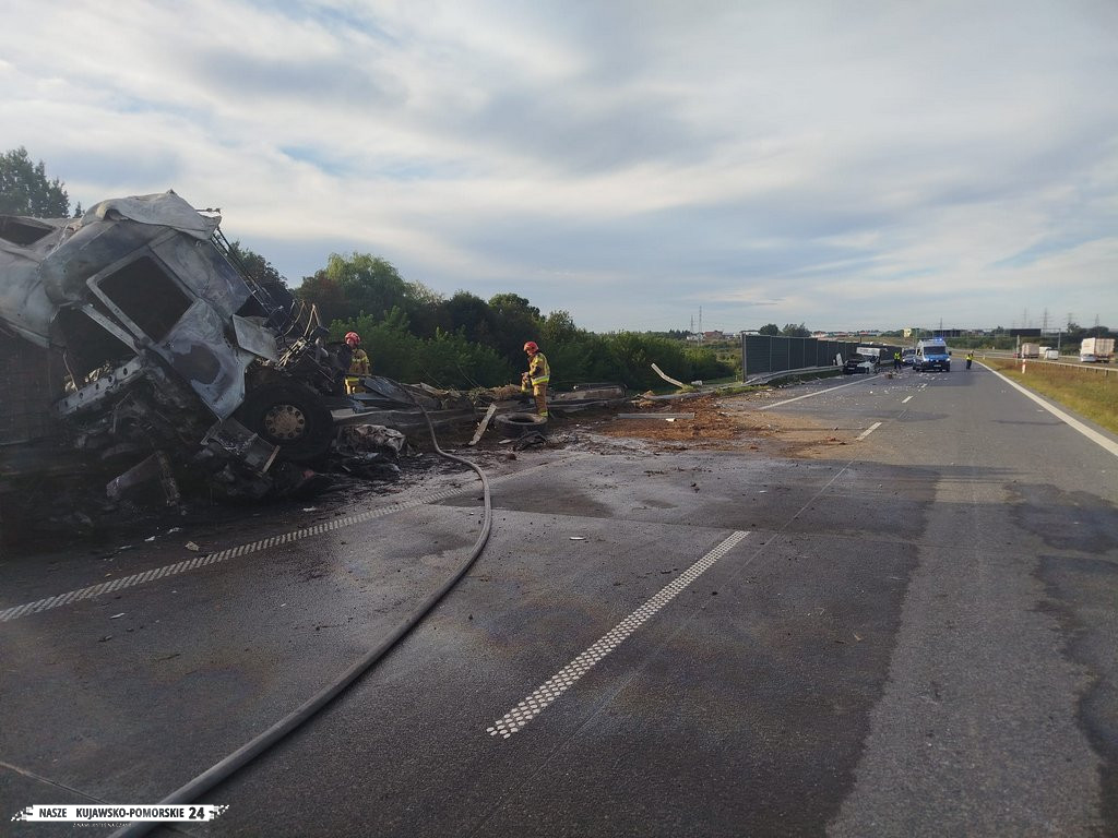 O włos od tragedii na S5 w Lisim Ogonie, w powiecie Bydgoskim