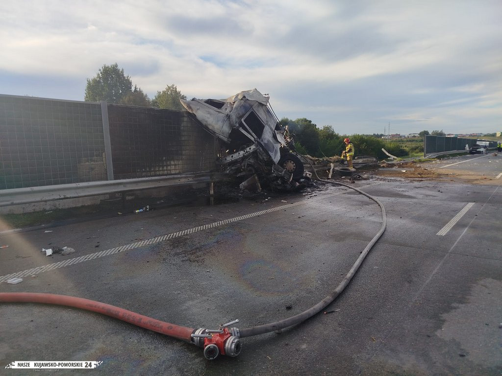 O włos od tragedii na S5 w Lisim Ogonie, w powiecie Bydgoskim