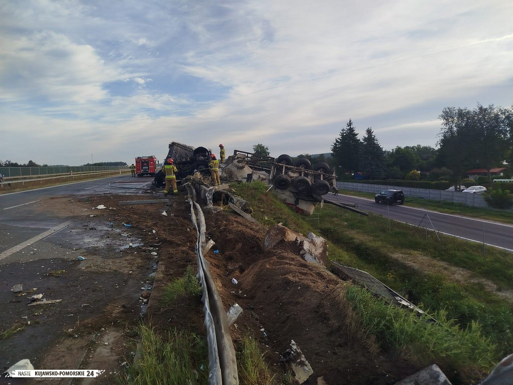 O włos od tragedii na S5 w Lisim Ogonie, w powiecie Bydgoskim