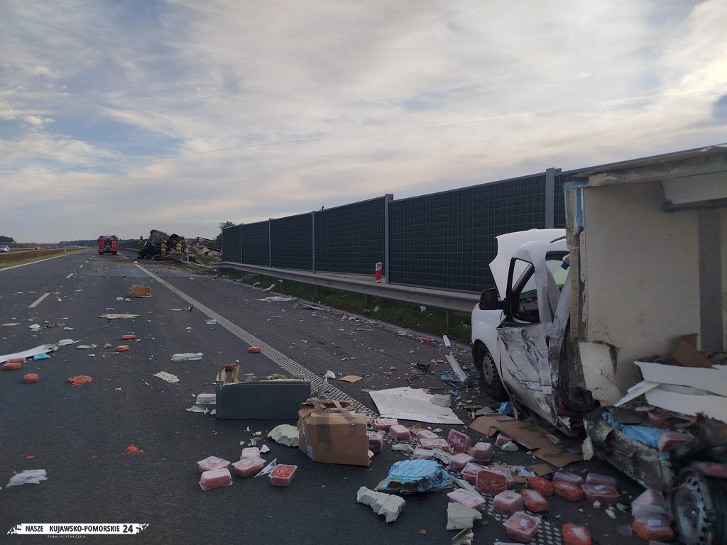 O włos od tragedii na S5 w Lisim Ogonie, w powiecie Bydgoskim
