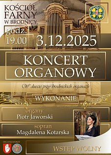 W duecie przy brodnickich organach