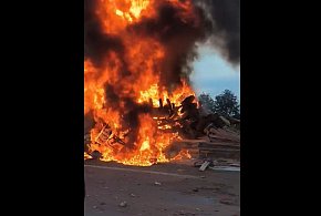 O włos od tragedii na S5 w Lisim Ogonie, w powiecie Bydgoskim-7343
