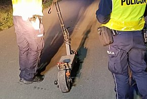13-latek ranny po wypadku na hulajnodze w Folgowie-7430