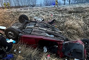 24-letni kierowca zginął na przejeździe kolejowym pod Świeciem-7776