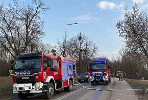 Uszkodzony gazociąg DN200. Ewakuacja i działania służb.