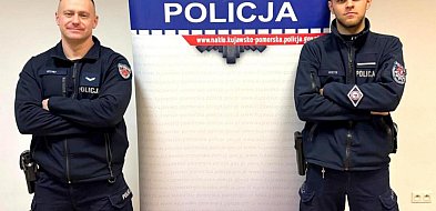 Szybka reakcja nakielskich policjantów zapobiegła tragedii