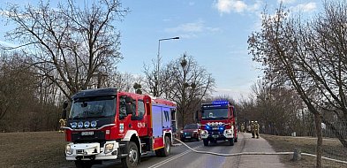 Uszkodzony gazociąg DN200. Ewakuacja i działania służb.