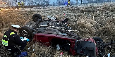 24-letni kierowca zginął na przejeździe kolejowym pod Świeciem-7776