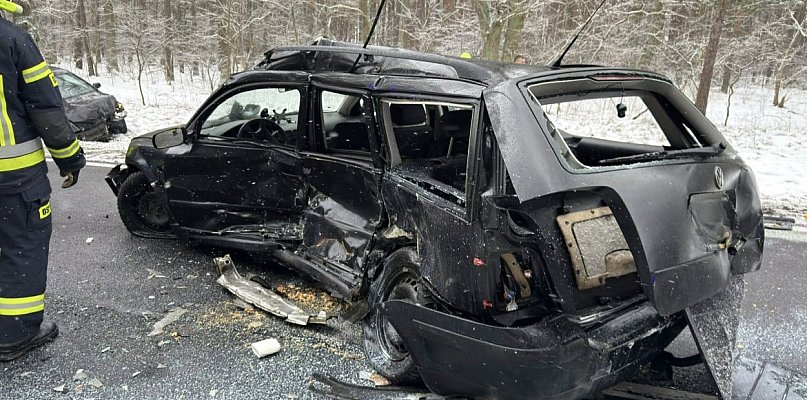 Cierpice: Wypadek z udziałem czterech samochodów osobowych