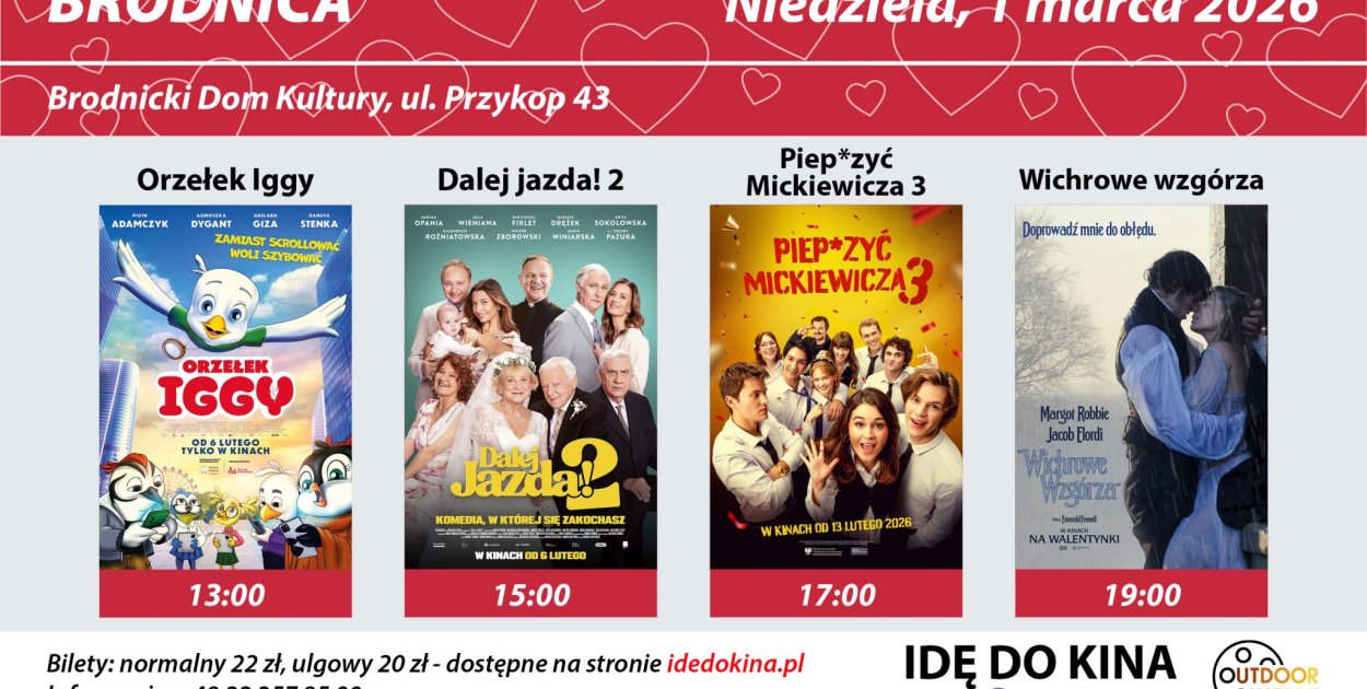 Idę do kina w Brodnicy już 1 marca - kinowe premiery